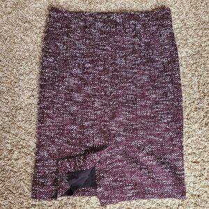 Knit Tweed Pencil Skirt XXSP